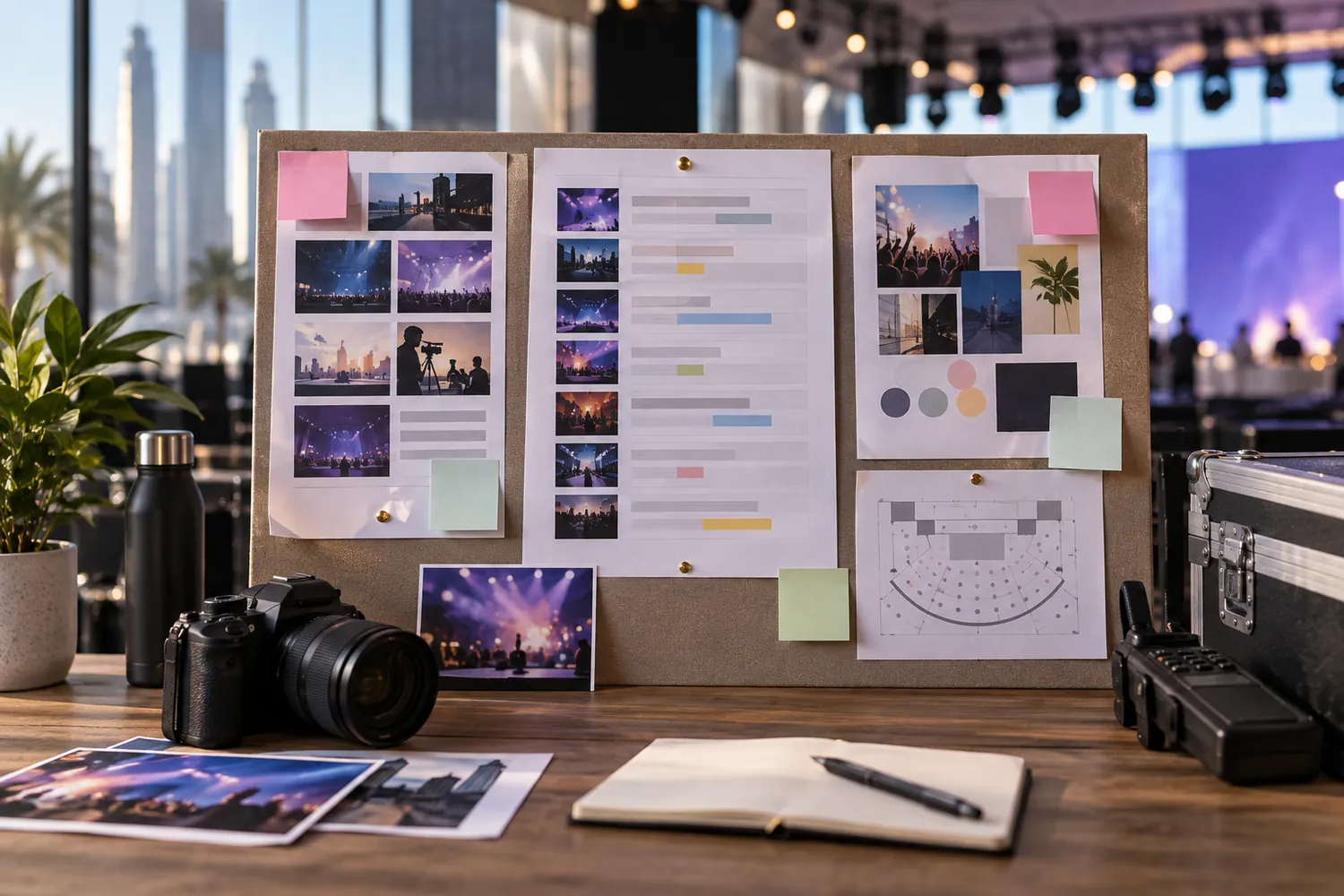 Event-Content wird davor geplant, nicht danach