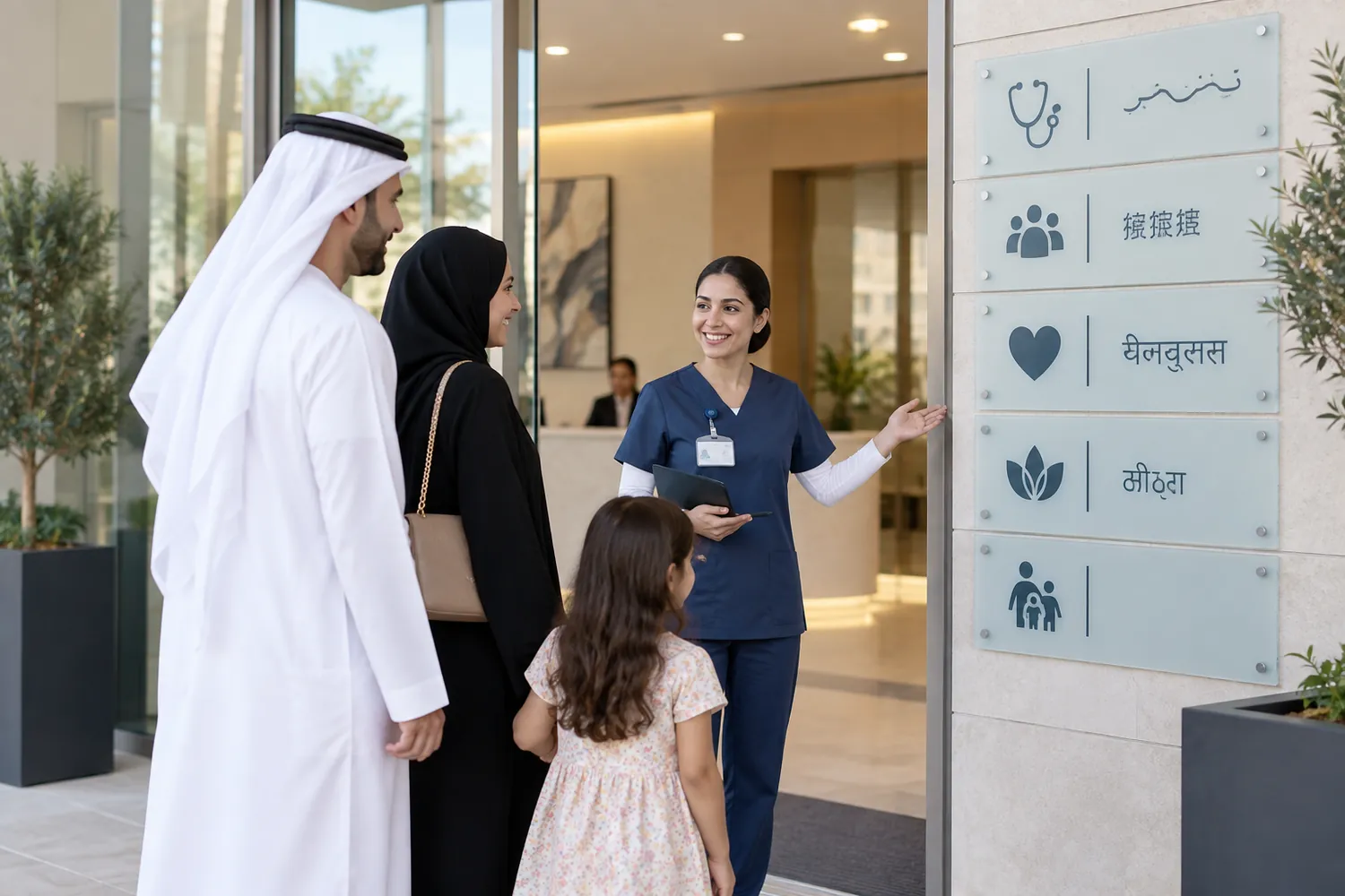 Mehrsprachige Patientenkommunikation in einer Expat-Stadt